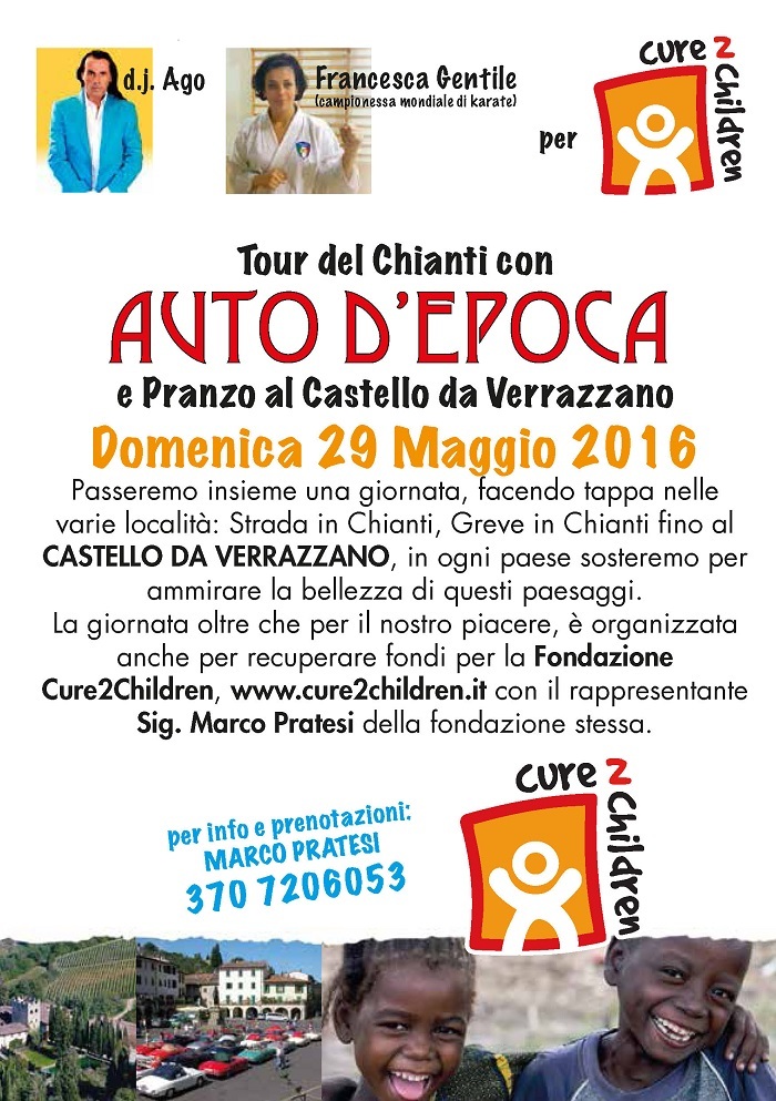 Tour del Chianti con auto d'epoca e pranzo al Castello da Verrazzano